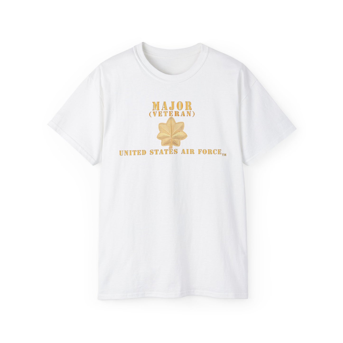 Unisex Ultra Cotton Tee - USAF - Major - MAJ - Veteran X 300