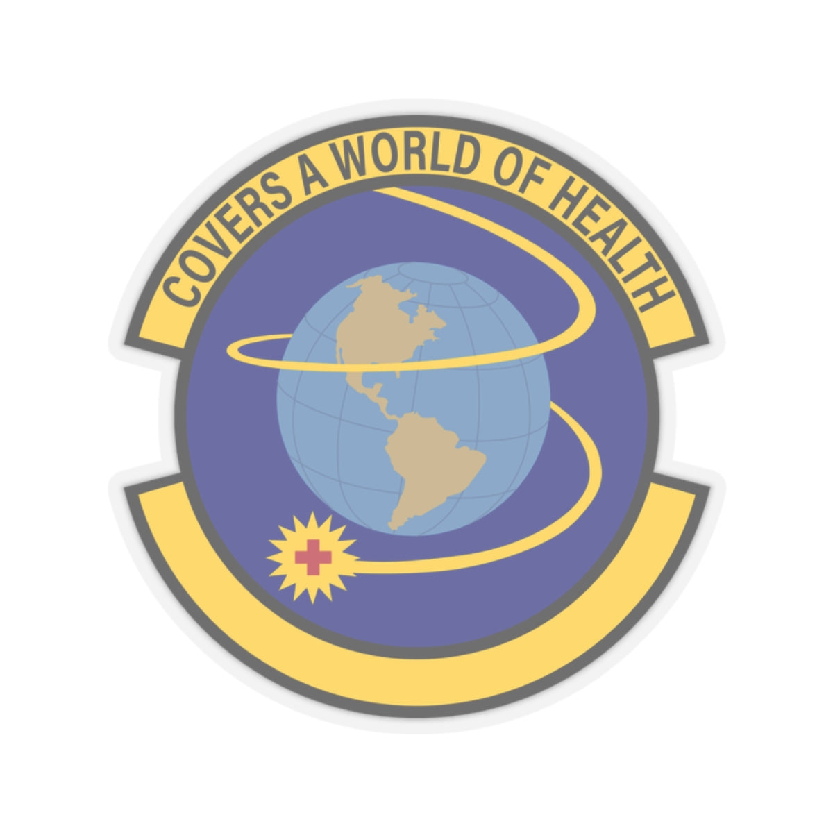 Kiss-Cut Stickers - USAF - 4th Operational Medical Readiness Sq wo txt X 300