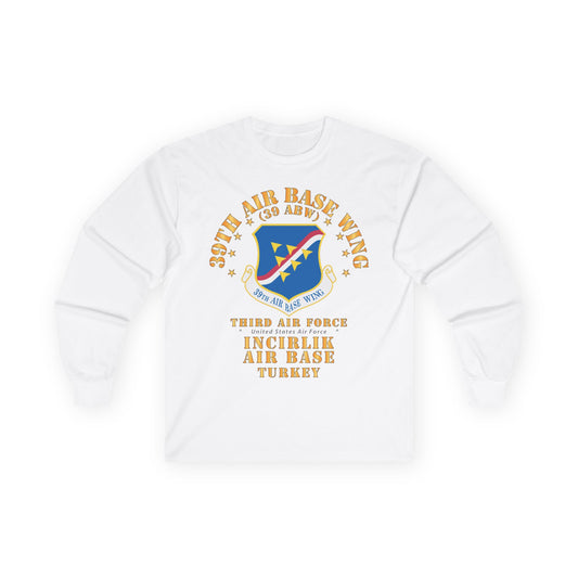 Unisex Ultra Cotton Long Sleeve Tee - USAF - 39th Air Base Wing - Incirlik AB X 300