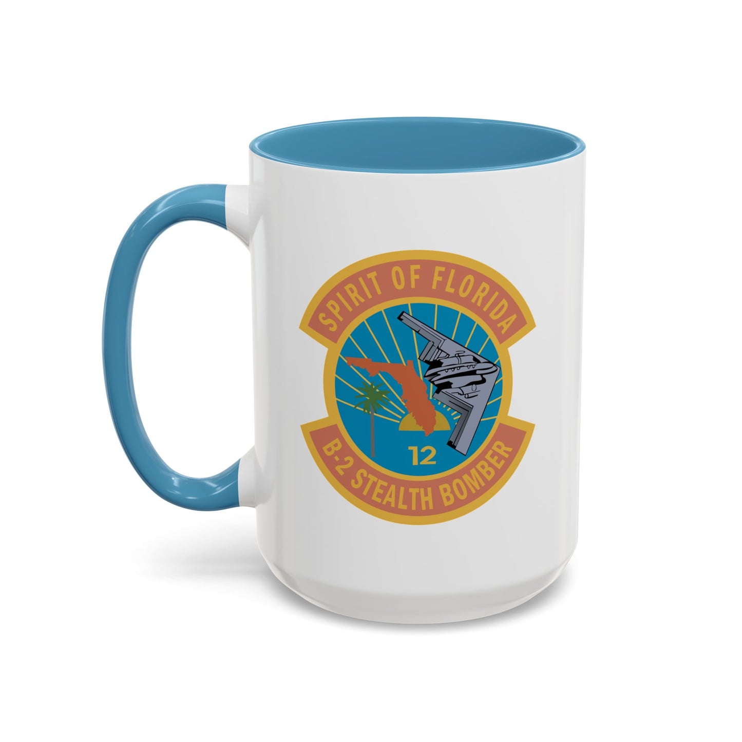Accent Coffee Mug (11oz & 15oz) - USAF - B2 - Spirit of Florida - Stealth Bomber wo txt X 300
