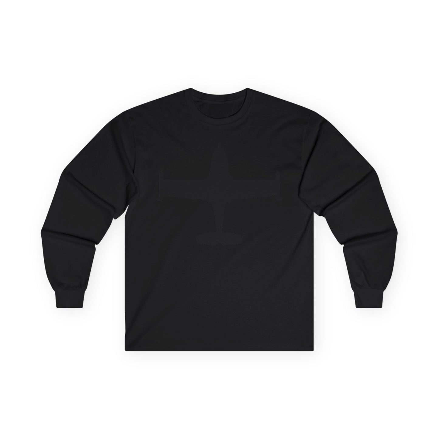 Unisex Ultra Cotton Long Sleeve Tee - Aircraft - A-37-Trainer - Top - Silhouette X 300