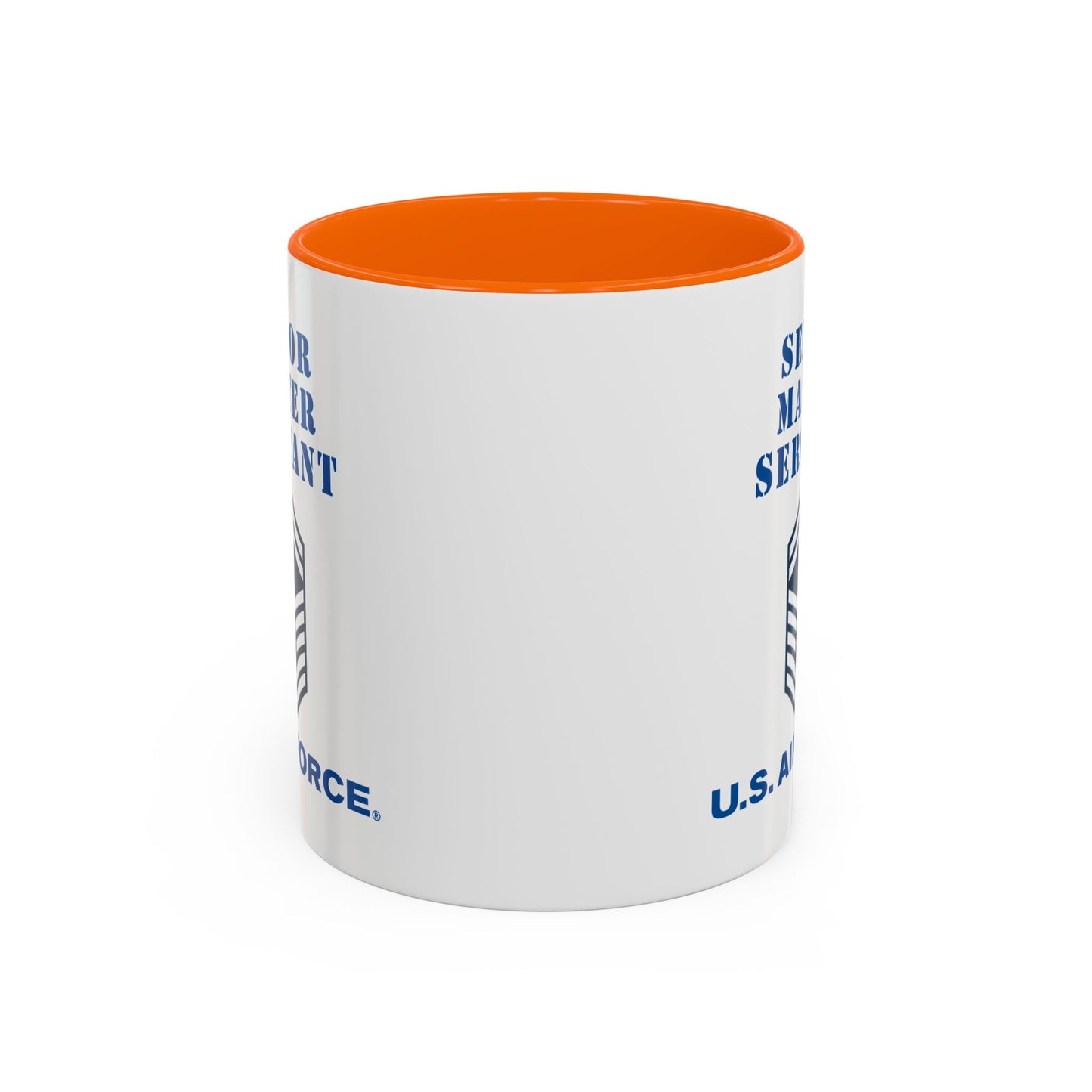 Accent Coffee Mug (11oz & 15oz) - USAF - Senior Master Sergeant (E8a) - 2020 - US Air Force w Text X 300