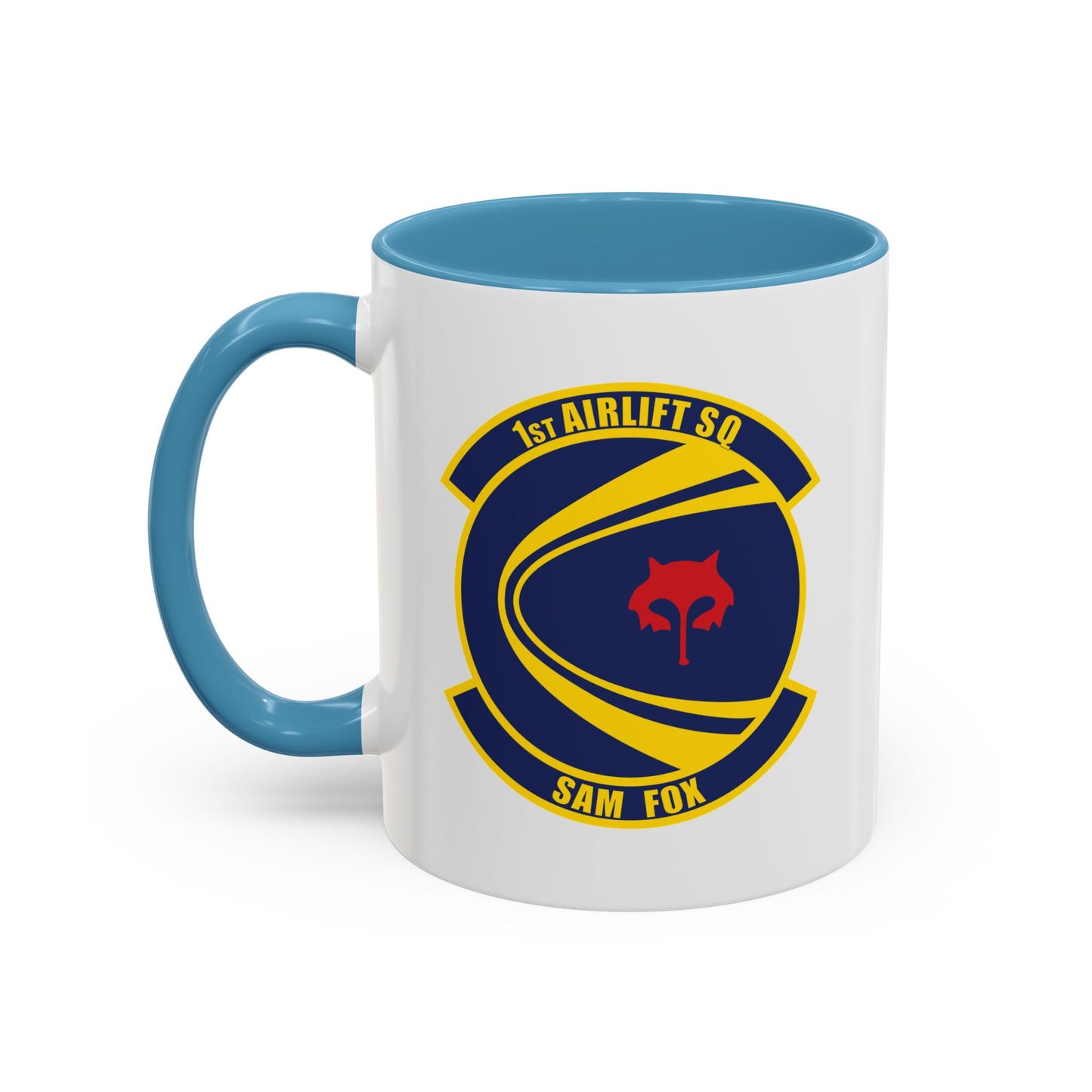 Accent Coffee Mug (11oz & 15oz) - USAF - 1st Airlift Squadron wo txt X 300