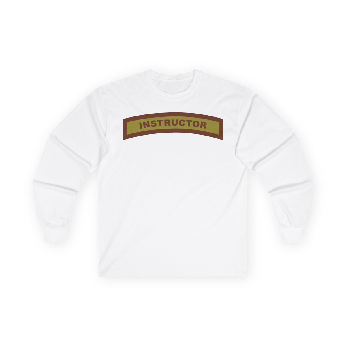 Unisex Ultra Cotton Long Sleeve Tee - USAF - Instructor Tab