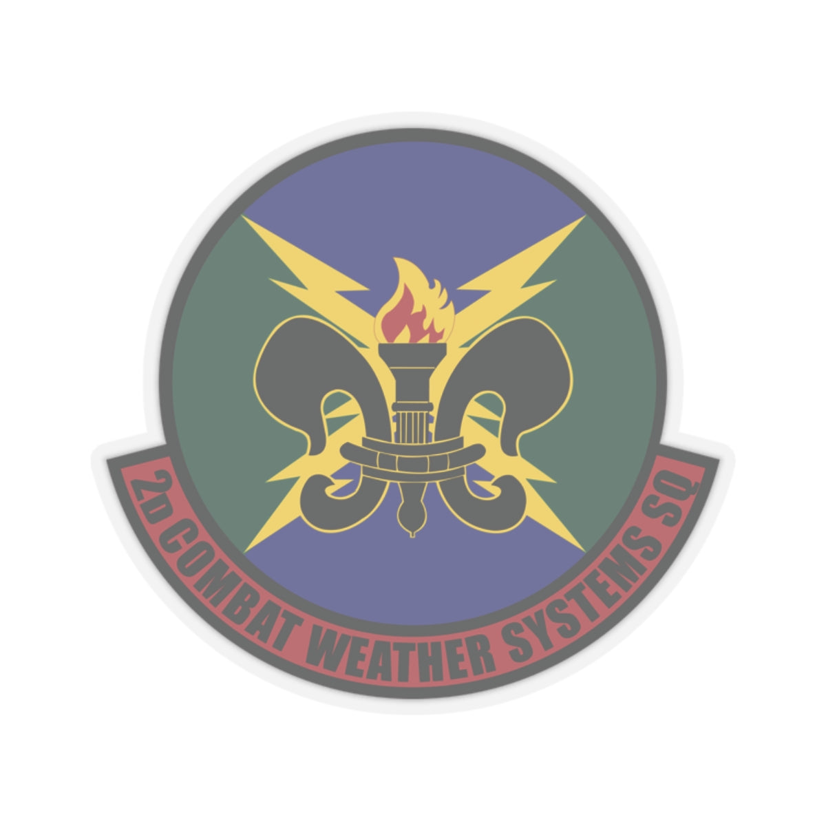 Kiss-Cut Stickers - USAF - 2d Combat Weather Systems Squadron wo txt