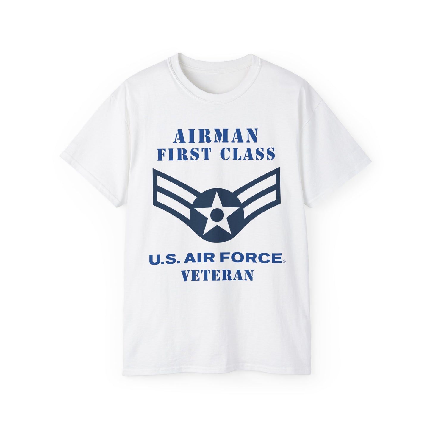Unisex Ultra Cotton Tee - USAF - Airman - First Class (E3) - 2020 - Veteran