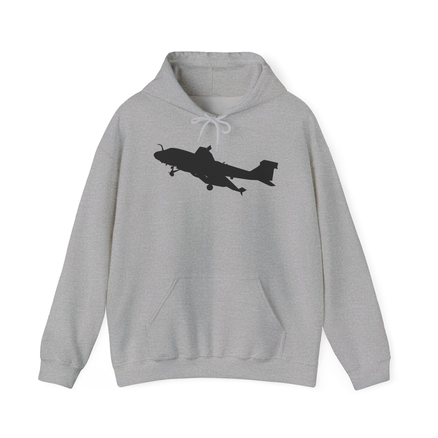 Unisex Heavy Blend Hooded Sweatshirt - Aircraft - Navy - A-6A Intruder - Silhouette X 300