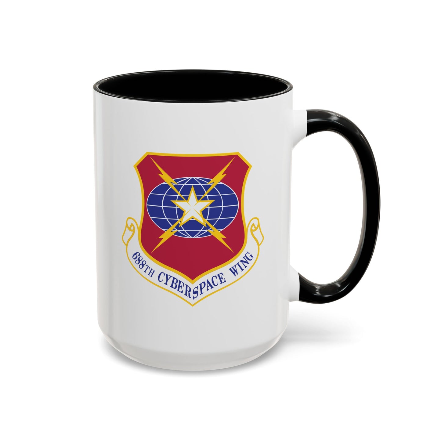 Accent Coffee Mug (11oz & 15oz) - USAF - 688th Cyberspace Wing wo Txt X 300