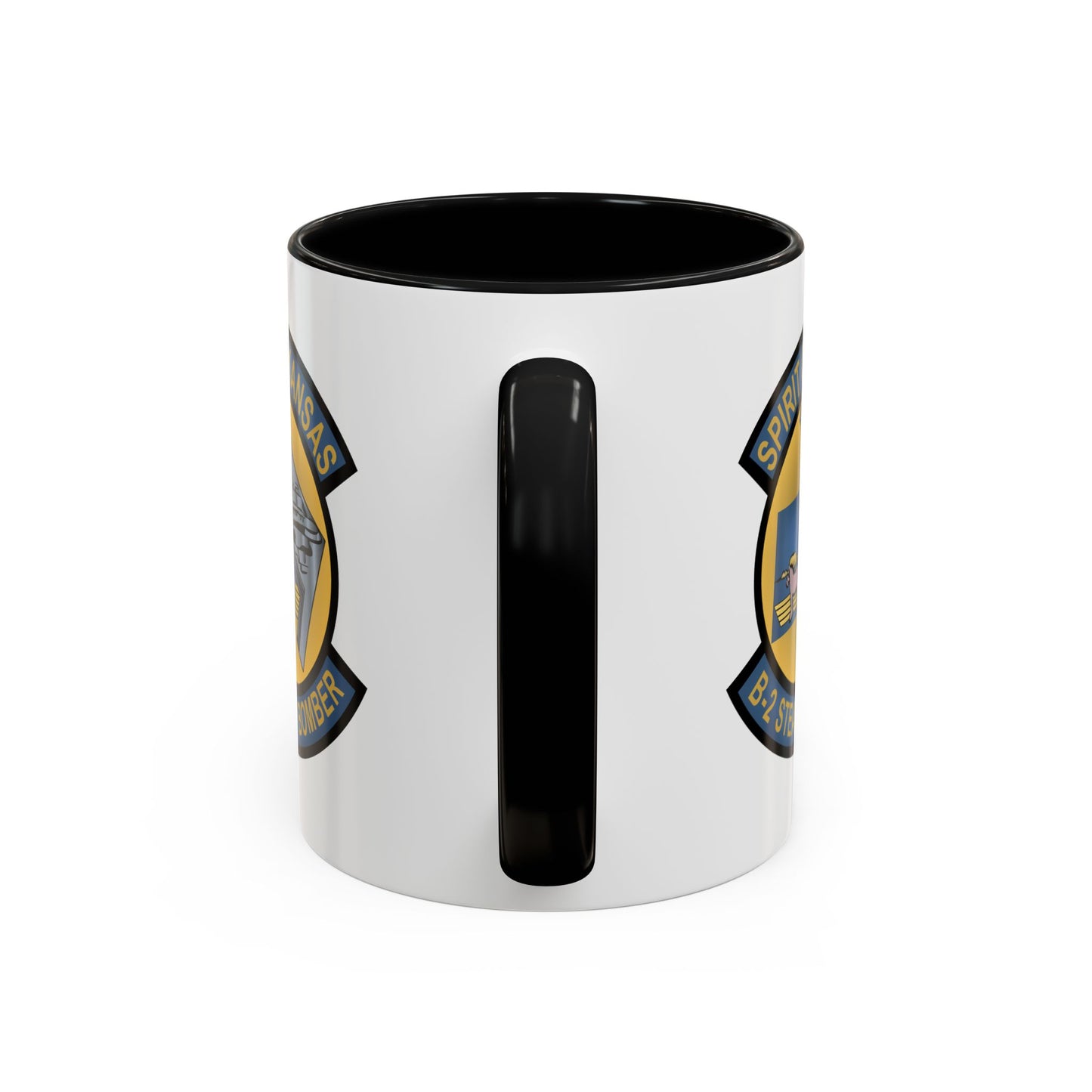 Accent Coffee Mug (11oz & 15oz) - USAF - B2 - Spirit of Kansas - Stealth Bomber wo txt X 300