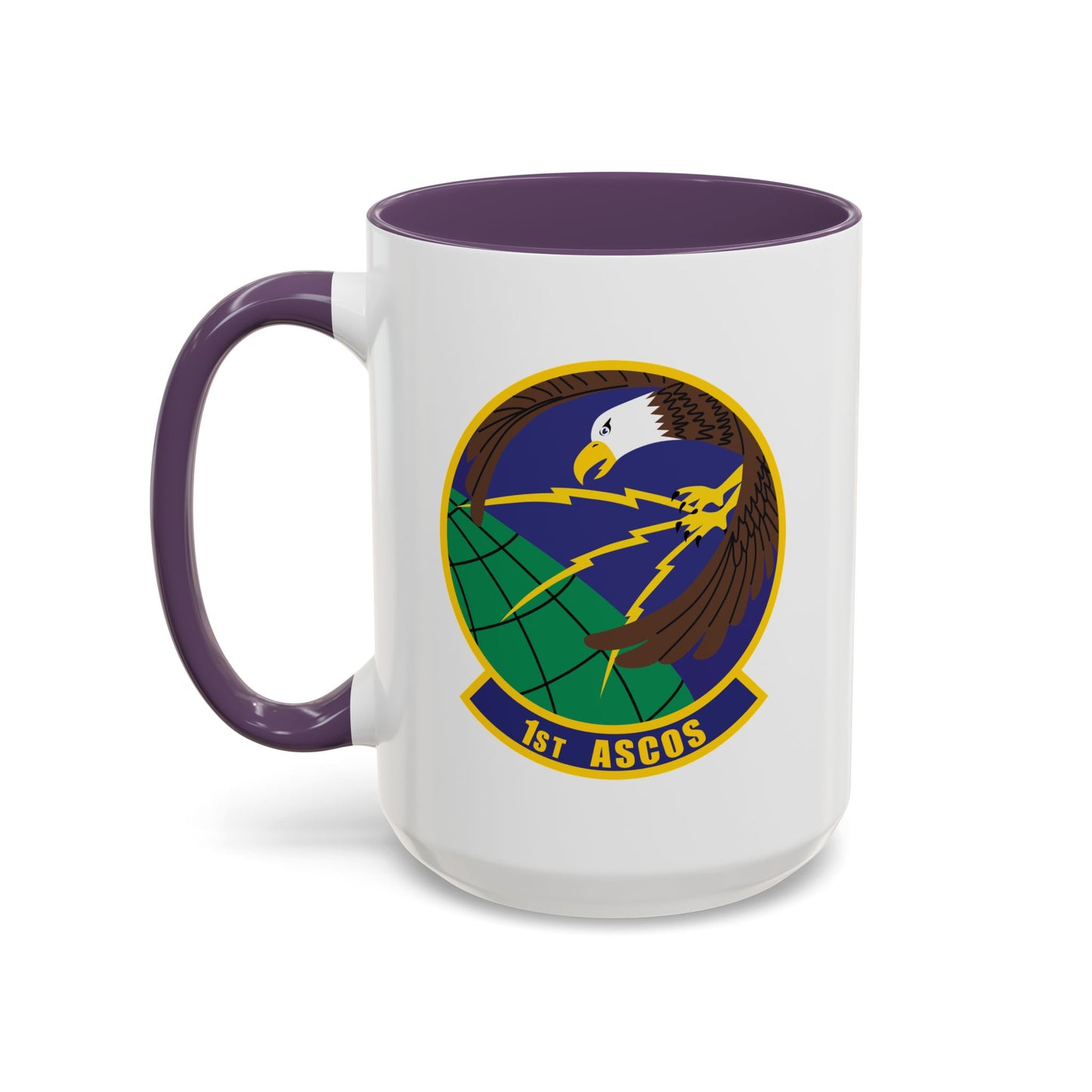 Accent Coffee Mug (11oz & 15oz) - USAF - 1st Air & Space Communications Operations Sq wo txt X 300