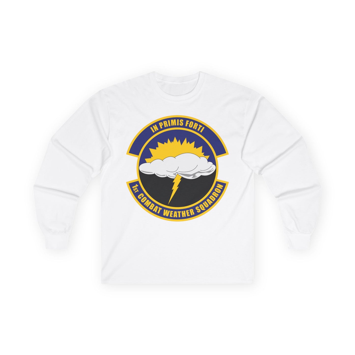 Unisex Ultra Cotton Long Sleeve Tee - USAF - 1st Combat Weather Squadron (PACAF) wo txt