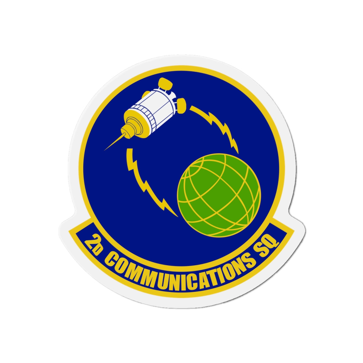 Die-Cut Magnet - USAF - 2d Communications Squadron wo txt