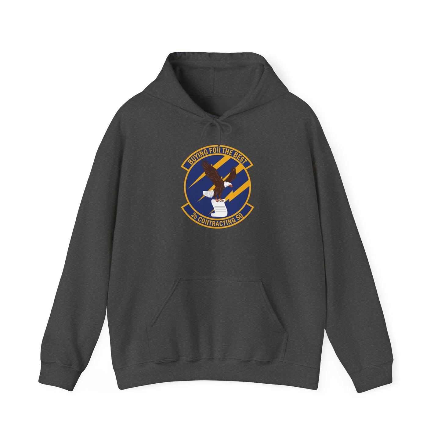 Unisex Heavy Blend Hooded Sweatshirt - USAF - 2d Contracting Squadron wo txt