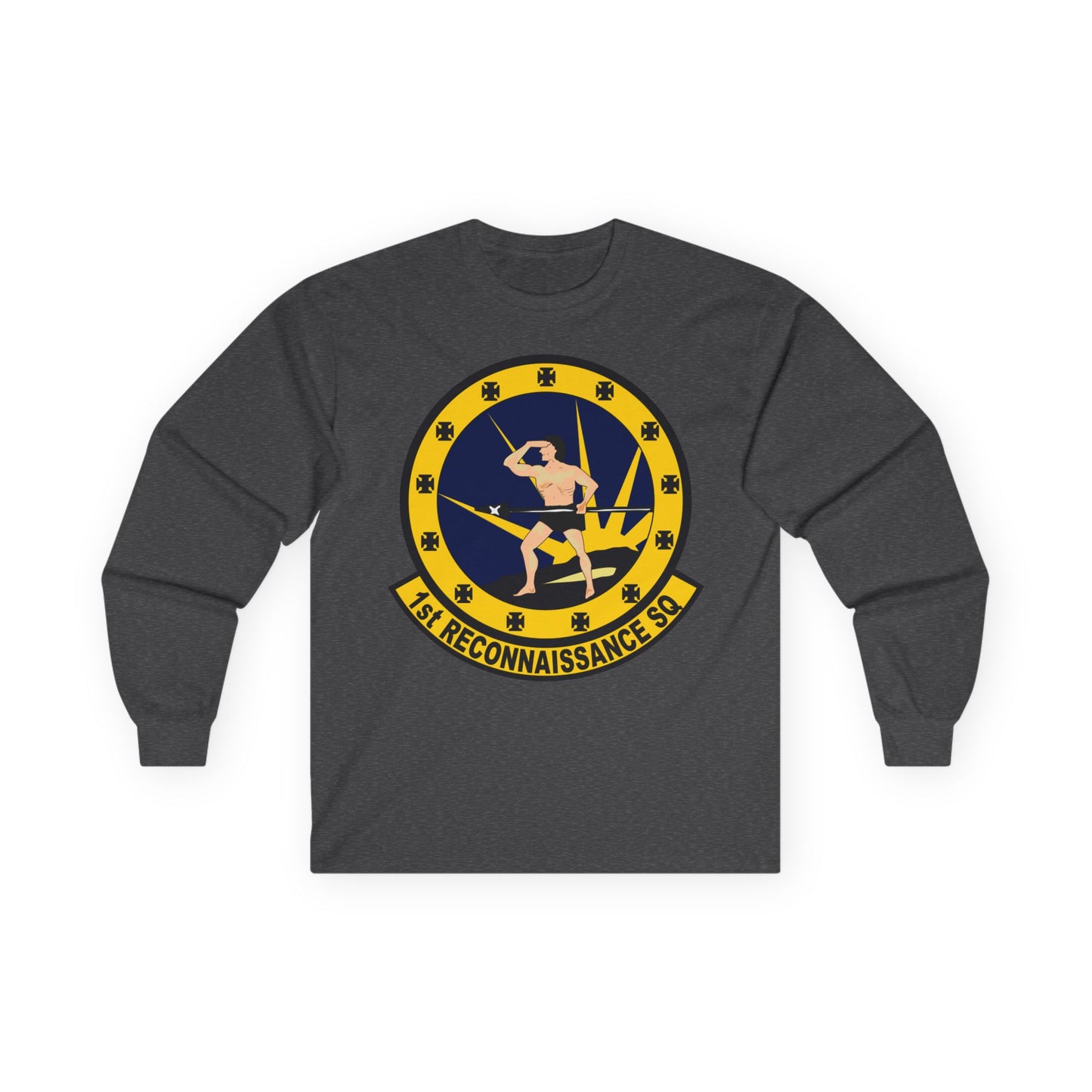 Unisex Ultra Cotton Long Sleeve Tee - USAF - 1st Reconnaissance Squadron wo txt