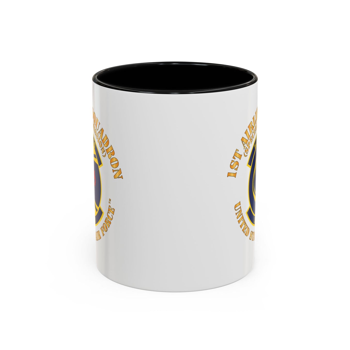 Accent Coffee Mug (11oz & 15oz) - USAF - 1st Airlift Squadron X 300