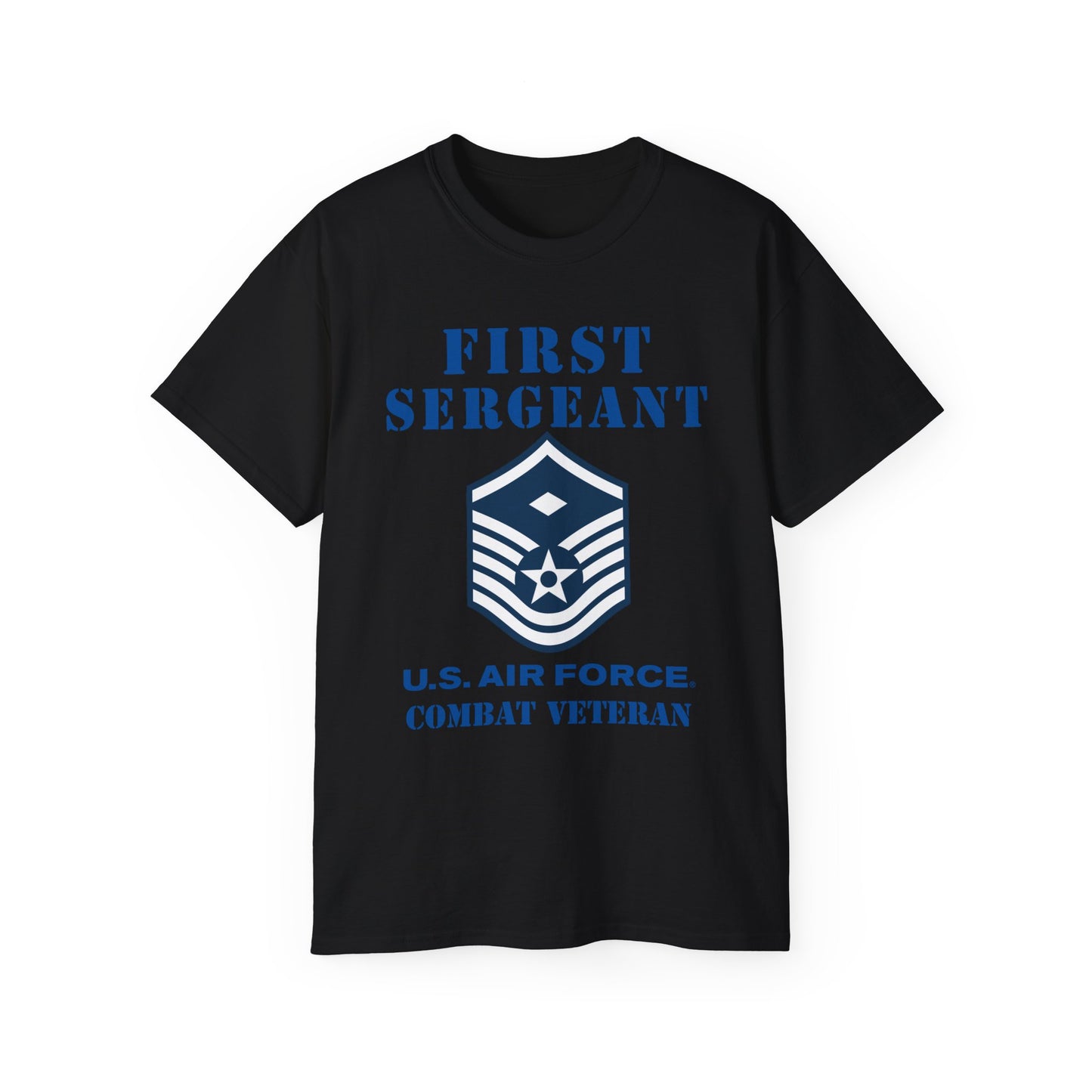 Unisex Ultra Cotton Tee - USAF - First Sergeant (E7b) - 2020 - Combat Veteran