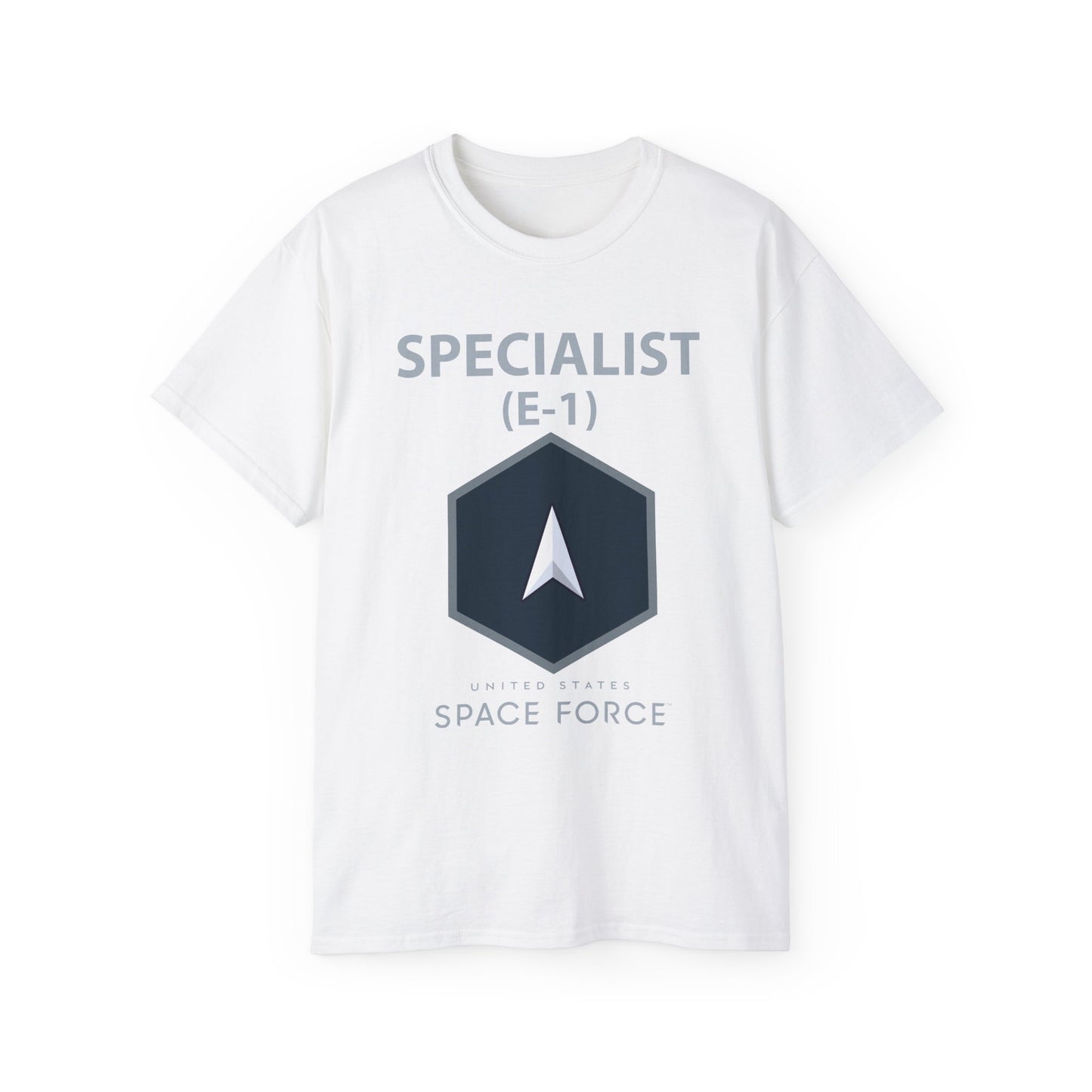 Unisex Ultra Cotton Tee - USSF - E1 Specialist - US Space Force X 300