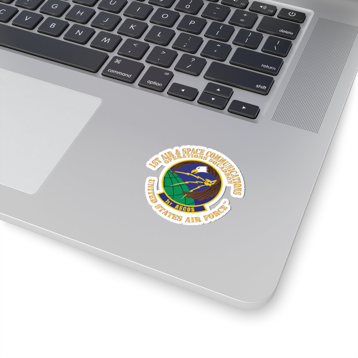 Kiss-Cut Stickers - USAF - 1st Air & Space Communications Operations Sq X 300