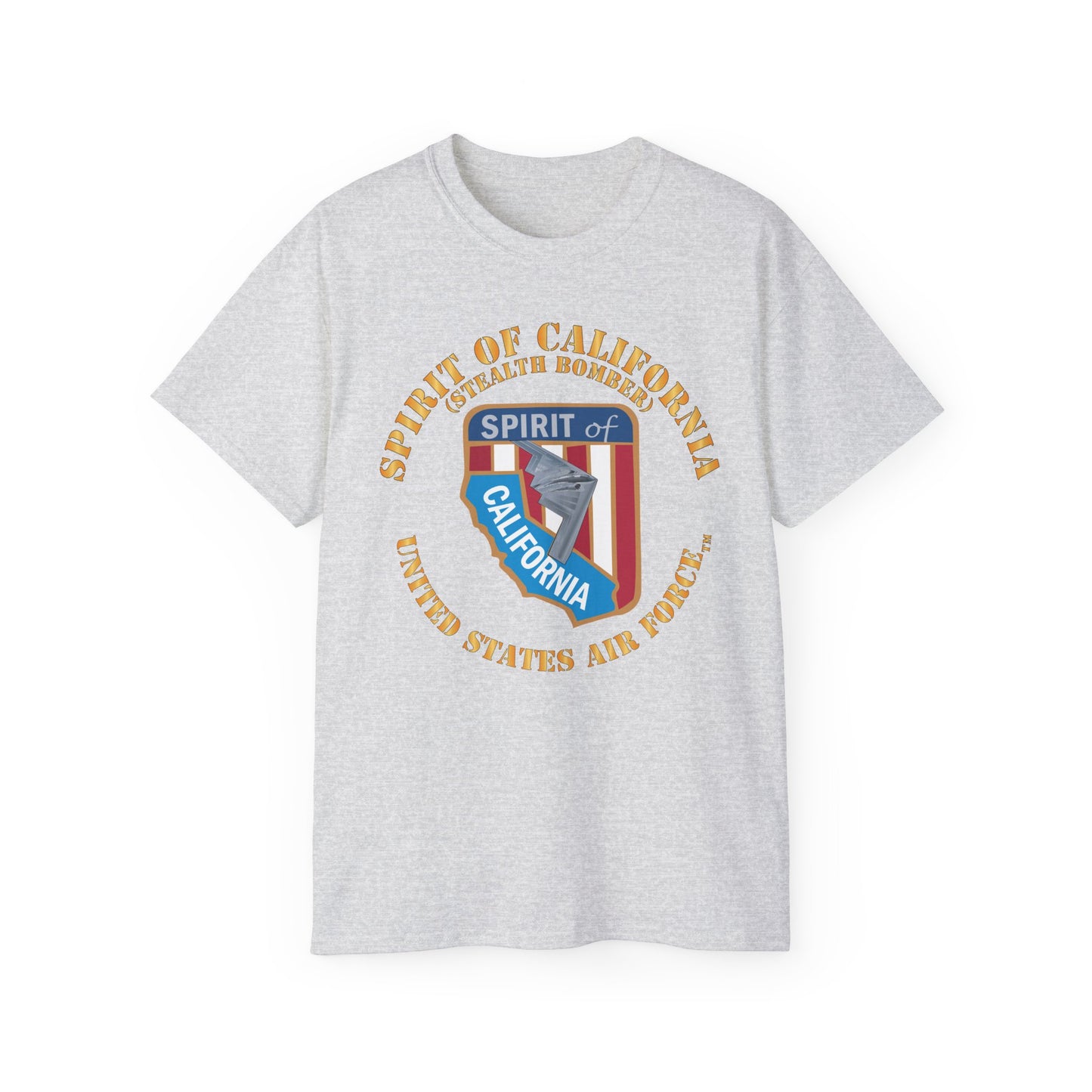 Unisex Ultra Cotton Tee - USAF - B2 - Spirit of California - Stealth Bomber X 300