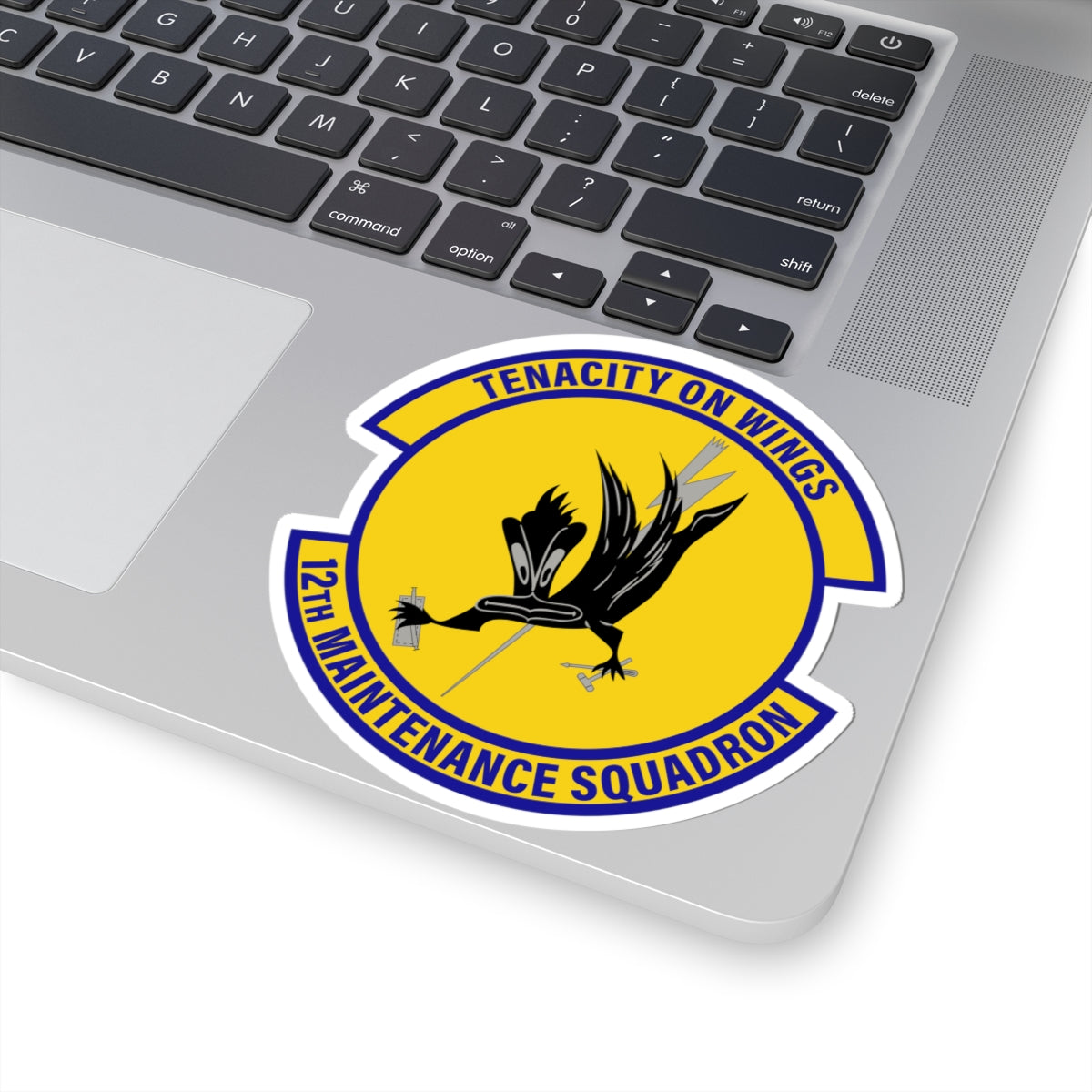 Kiss-Cut Stickers - USAF - 12th Maintenance Sq wo txt