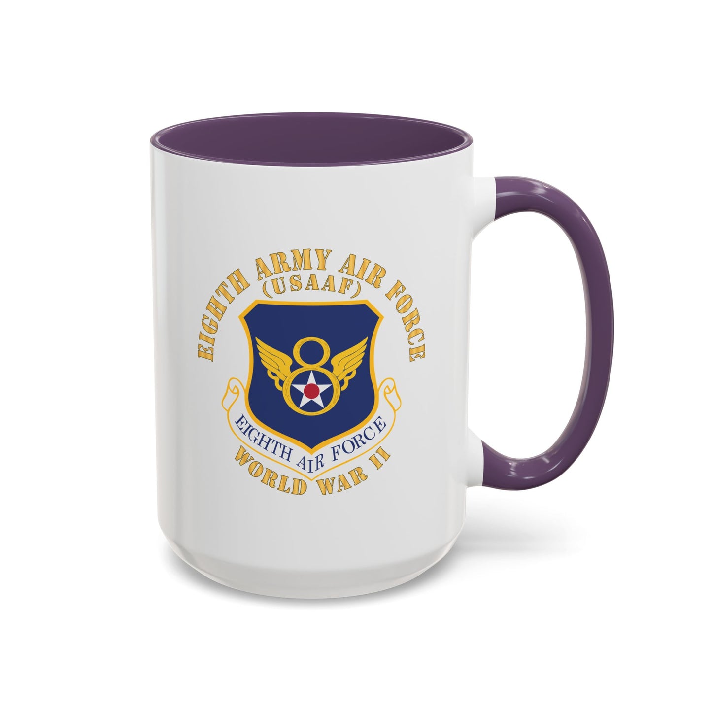 Accent Coffee Mug (11oz & 15oz) - USAF - 8th Air Force - WWII X 300