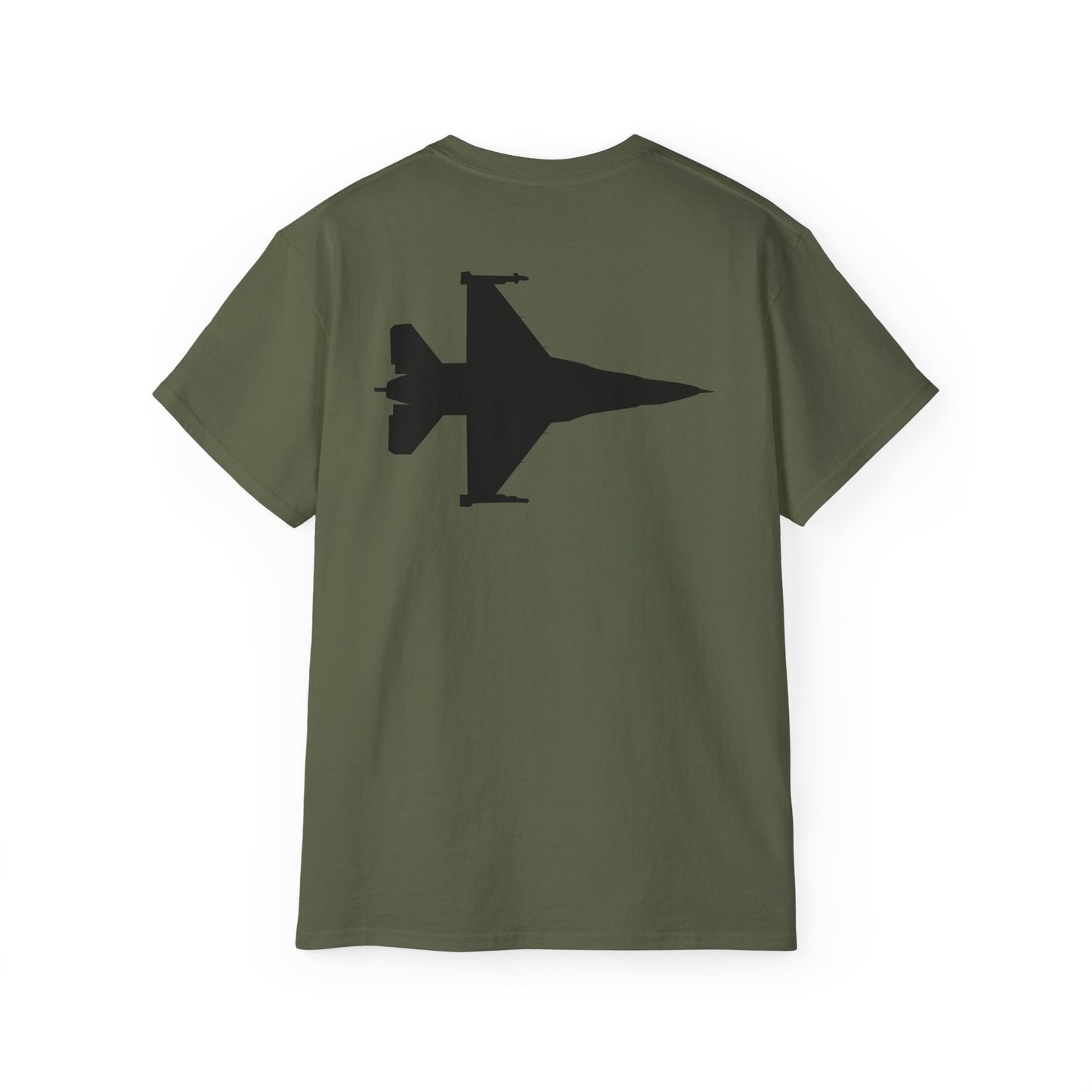 Unisex Ultra Cotton Tee - Aircraft - F-16 -Top - Silhouette - wo Txt X 300
