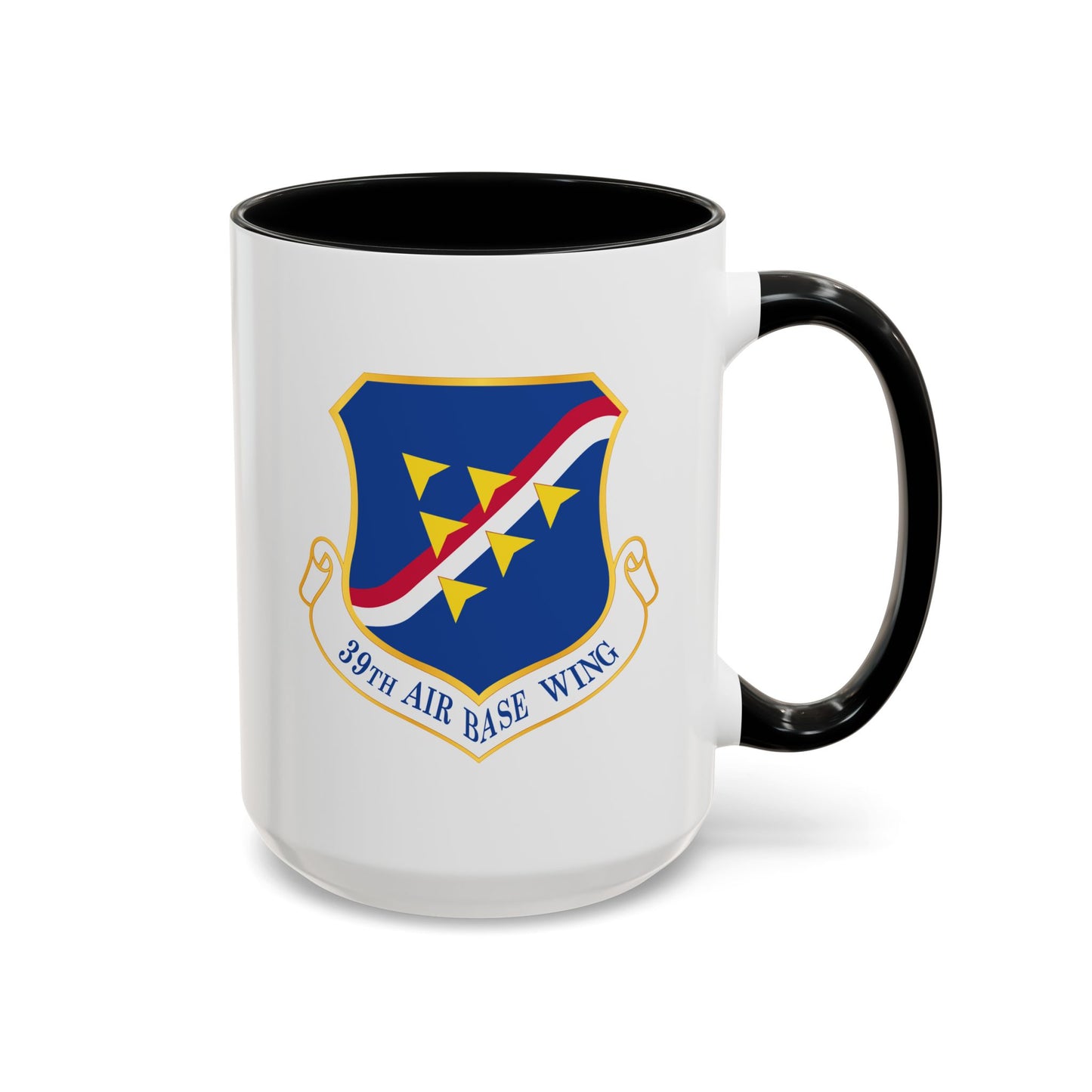 Accent Coffee Mug (11oz & 15oz) - USAF - 39th Airbase Wing wo Txt