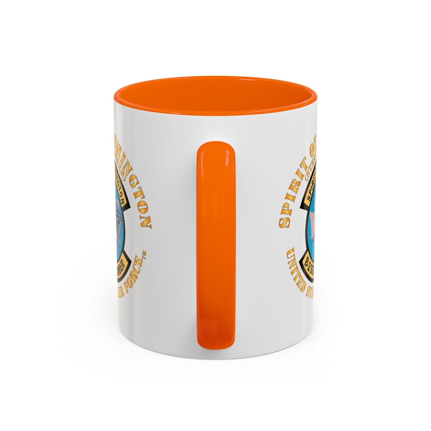 Accent Coffee Mug (11oz & 15oz) - USAF - B2 - Spirit of Washington - Stealth Bomber X 300
