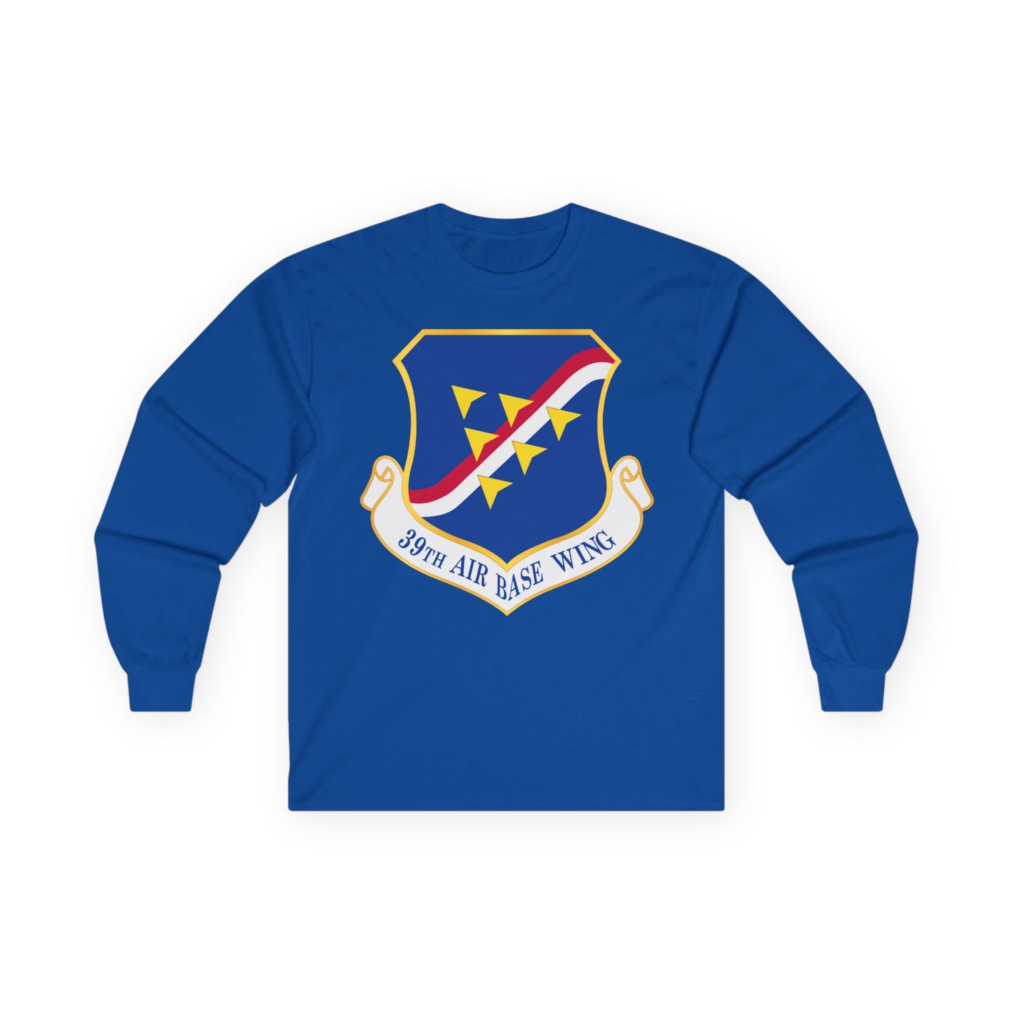 Unisex Ultra Cotton Long Sleeve Tee - USAF - 39th Airbase Wing wo Txt