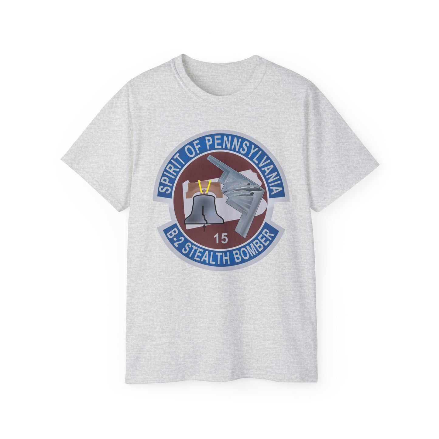 Unisex Ultra Cotton Tee - USAF - B2 - Spirit of Pennsylvania Stealth Bomber wo Txt X 300