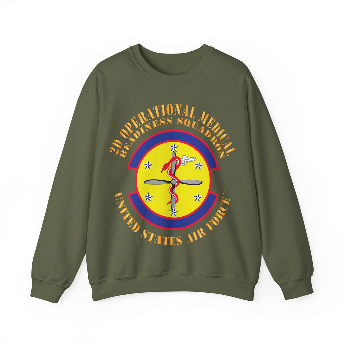 Crewneck Sweatshirt - USAF - 2d Operational Medical Readiness Sq
