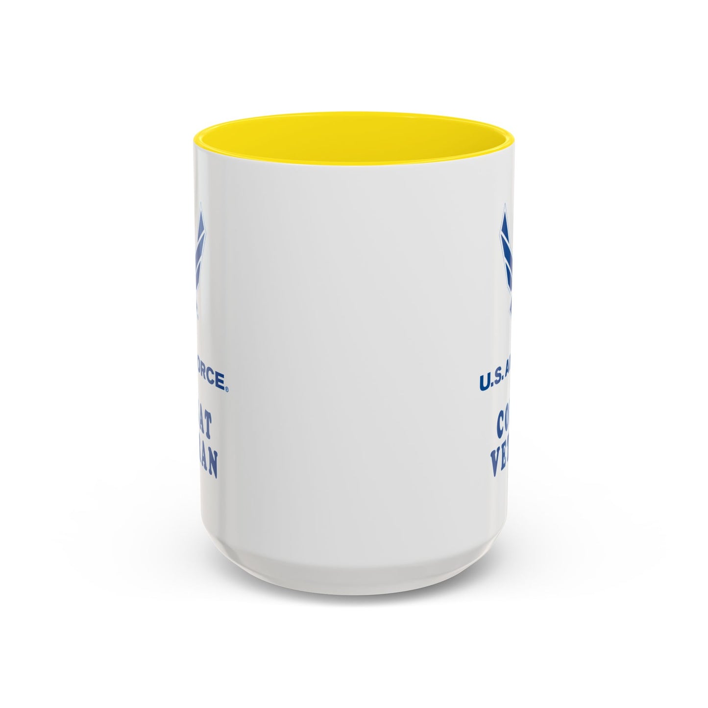 Accent Coffee Mug (11oz & 15oz) - USAF - Air Force - Combat Veteran X 300