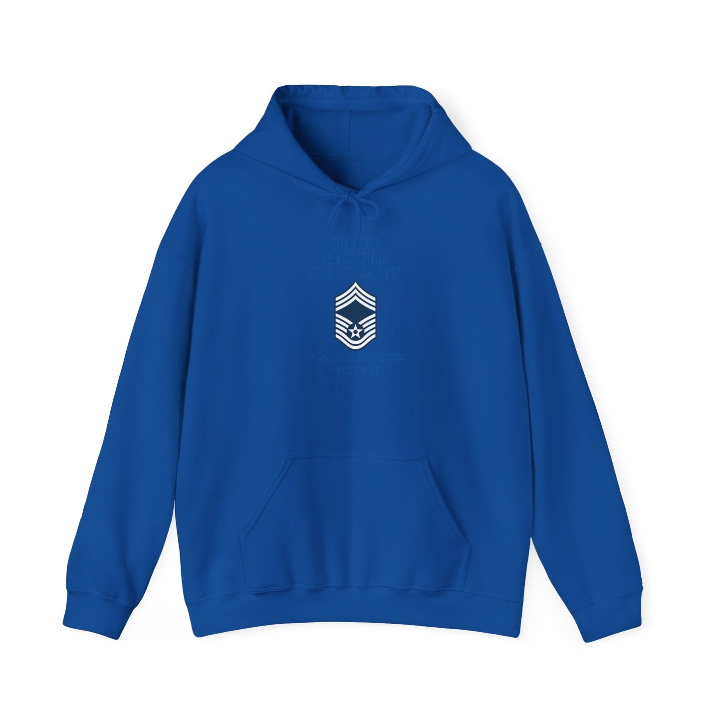 Unisex Heavy Blend Hooded Sweatshirt - USAF - Chief Master Sergeant (E9a) - 2020 - Retired