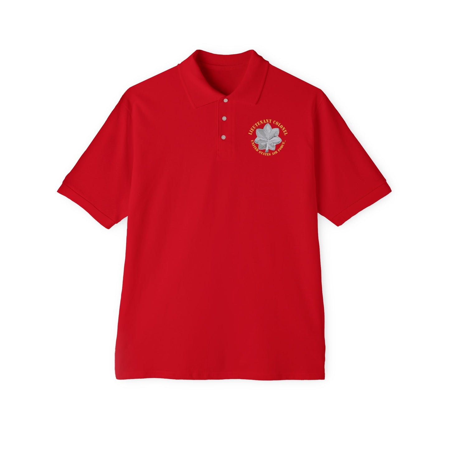 Men's Piqué Polo - USAF - Lieutenant Colonel - LTC - TM X 300