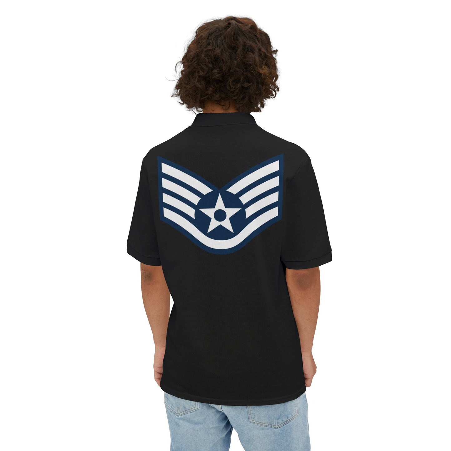 Men's Piqué Polo - USAF - Staff Sergeant (E5) - 2020