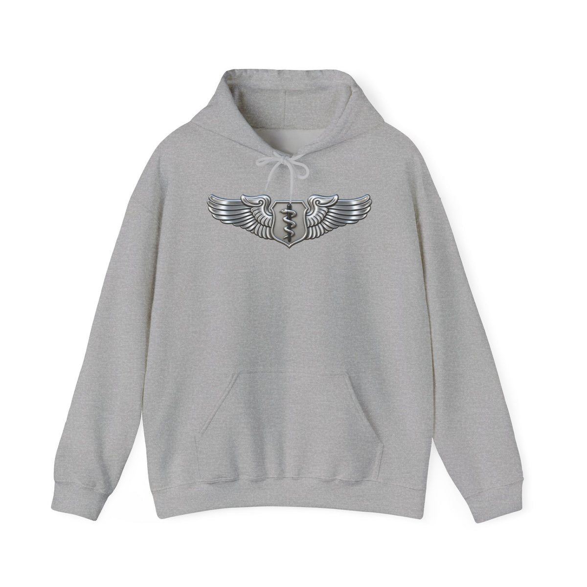 Unisex Heavy Blend Hooded Sweatshirt - USAF - Flight Surgeon Badge wo txt - 3D - Enhanced