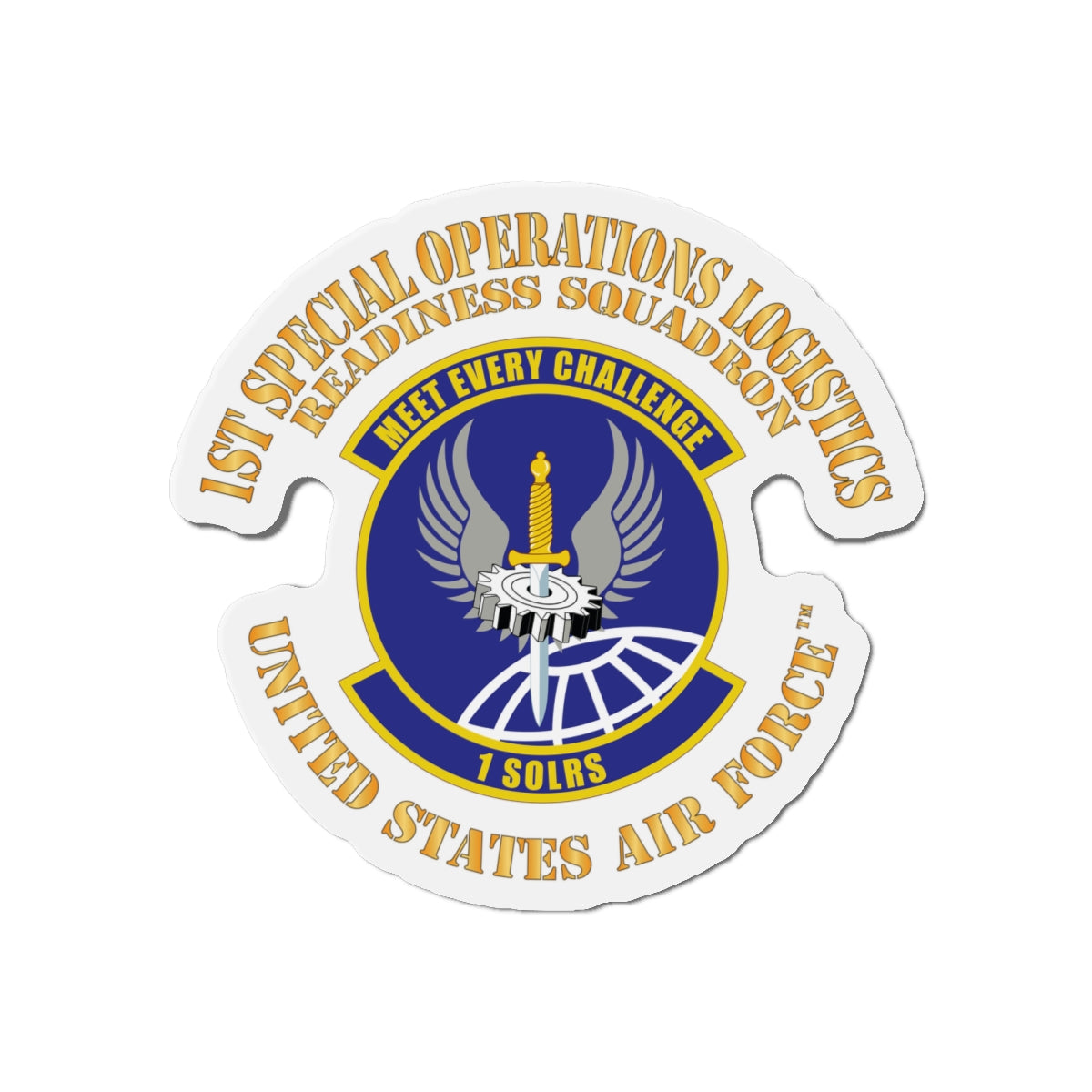 Die-Cut Magnet - USAF - 1st Special Operations Logistics Readiness Squadron X 300