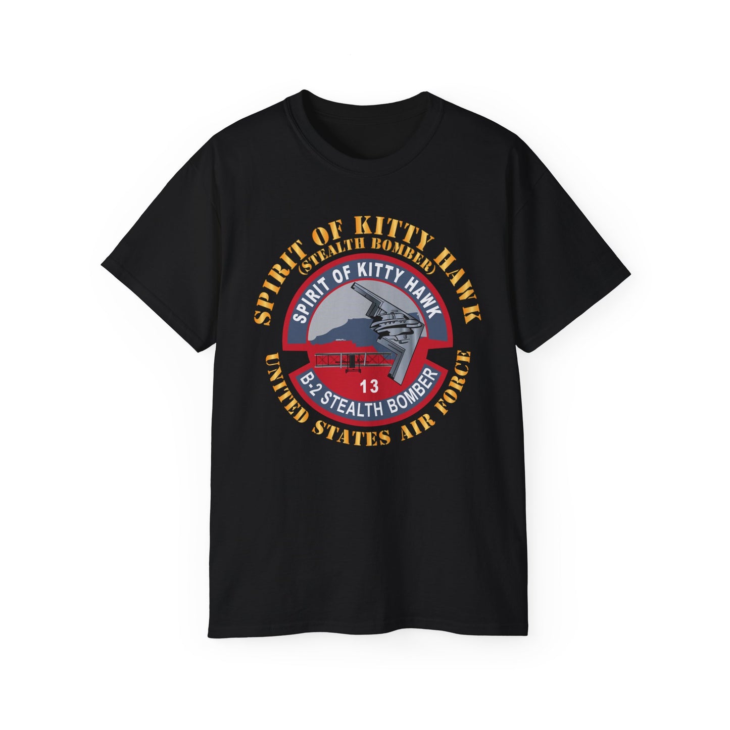 Unisex Ultra Cotton Tee - USAF - B2 - Spirit of Kitty Hawk - Stealth Bomber X 300