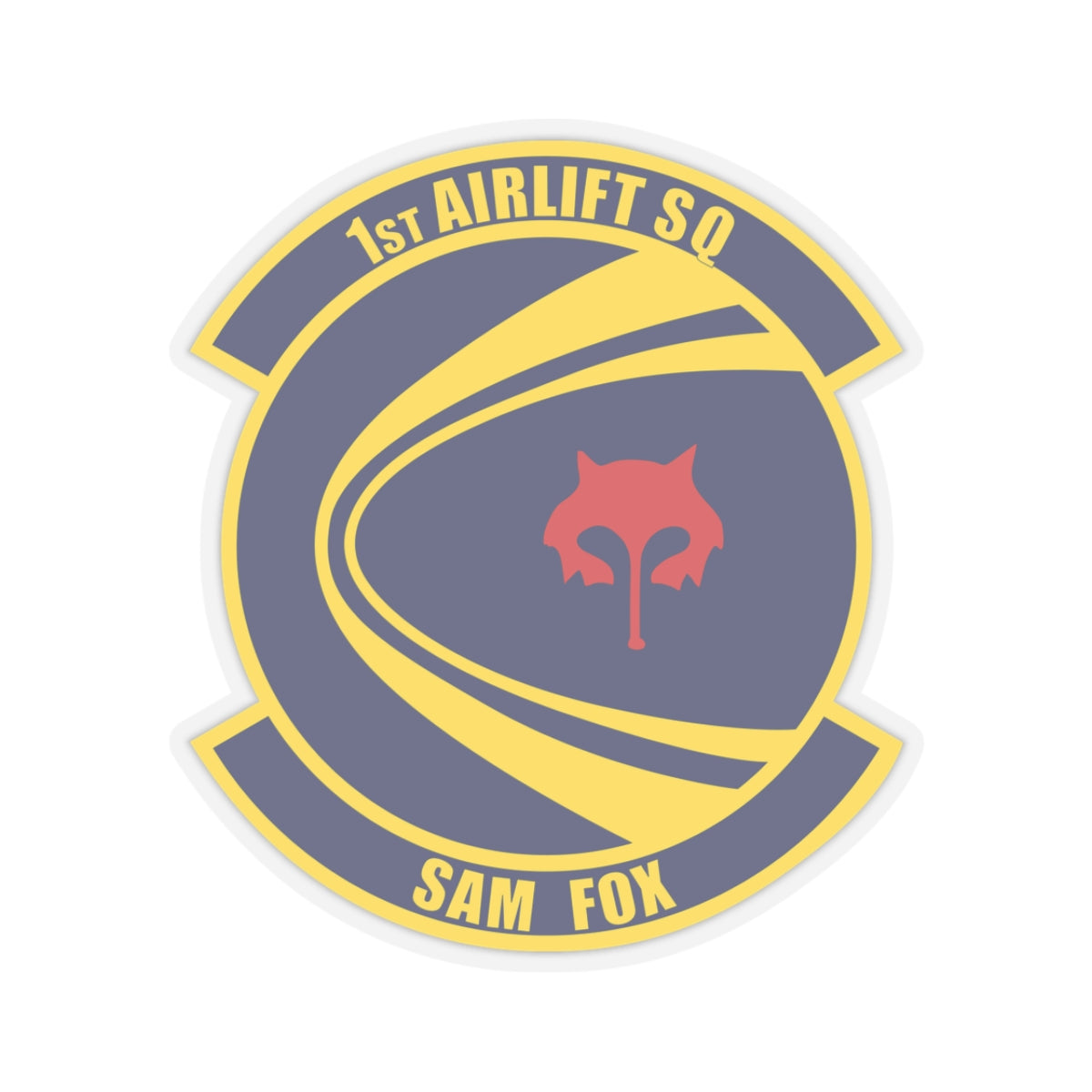 Kiss-Cut Stickers - USAF - 1st Airlift Squadron wo txt X 300