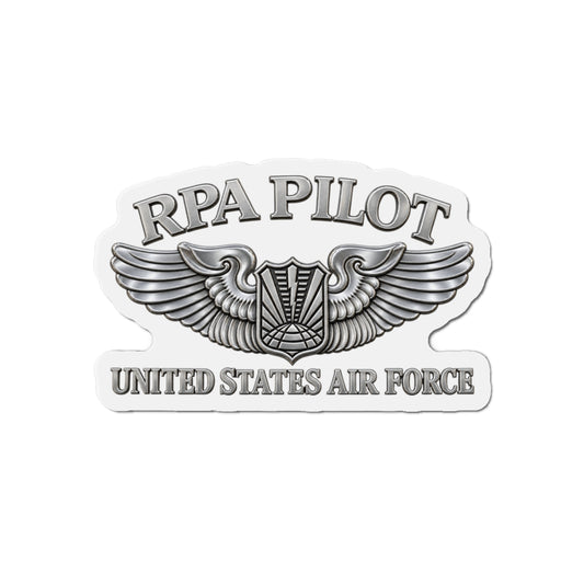 Die-Cut Magnet - USAF - RPA Pilot Badge - United States Air Force - 3D - Enhanced