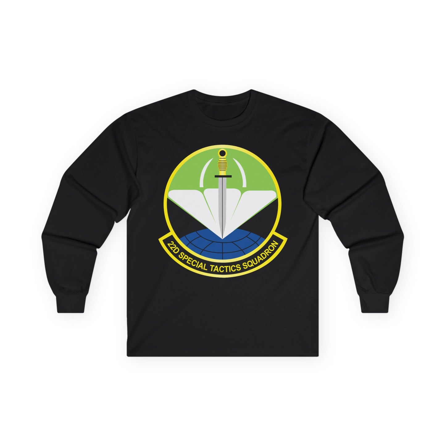 Unisex Ultra Cotton Long Sleeve Tee - USAF - 22nd Special Tactics Squadron  wo Txt X 300