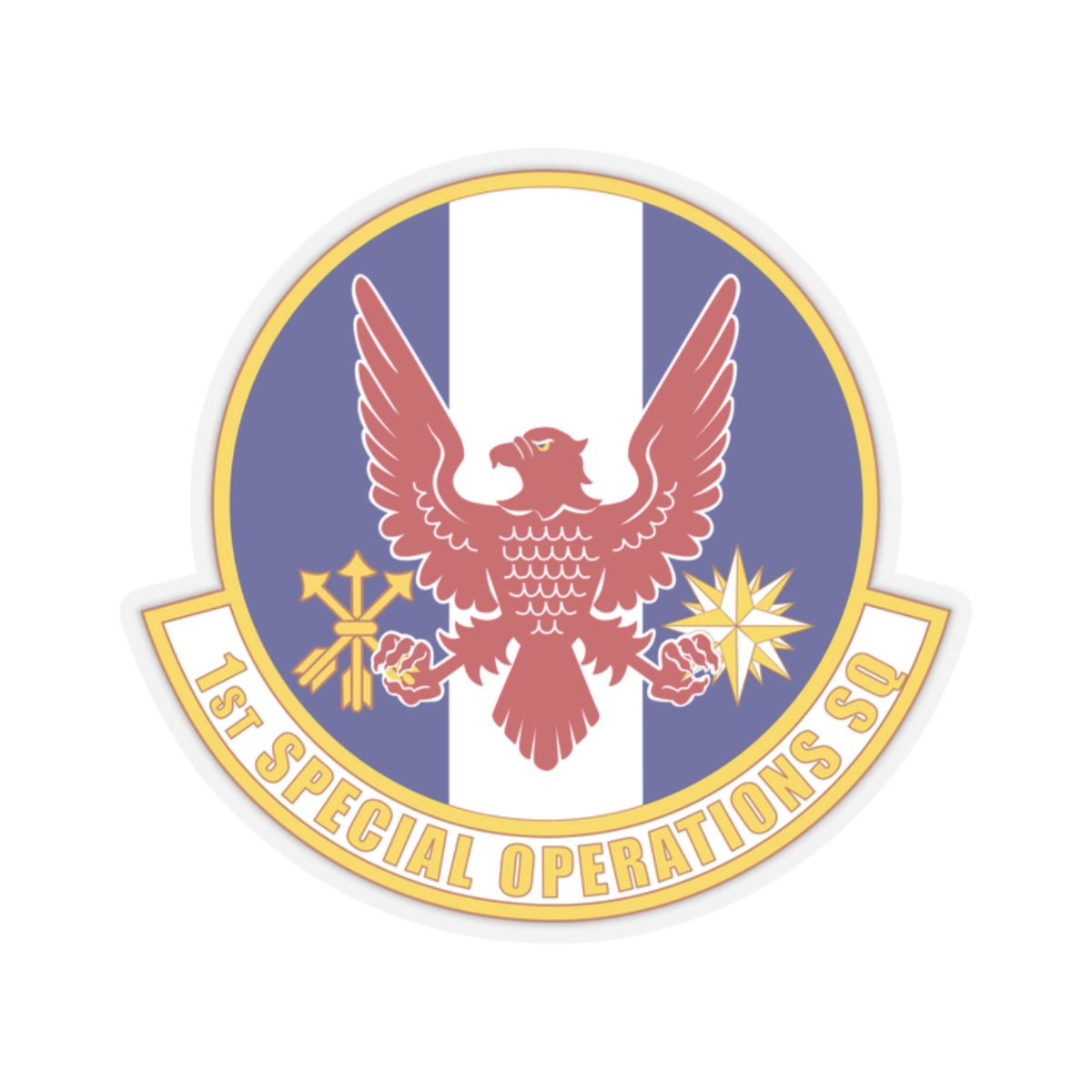 Kiss-Cut Stickers - USAF - 1st Special Operations Squadron wo txt