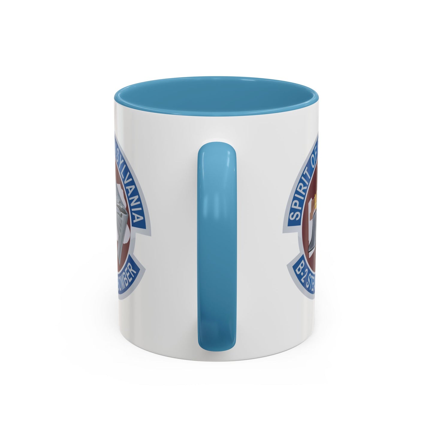 Accent Coffee Mug (11oz & 15oz) - USAF - B2 - Spirit of Pennsylvania Stealth Bomber wo Txt X 300
