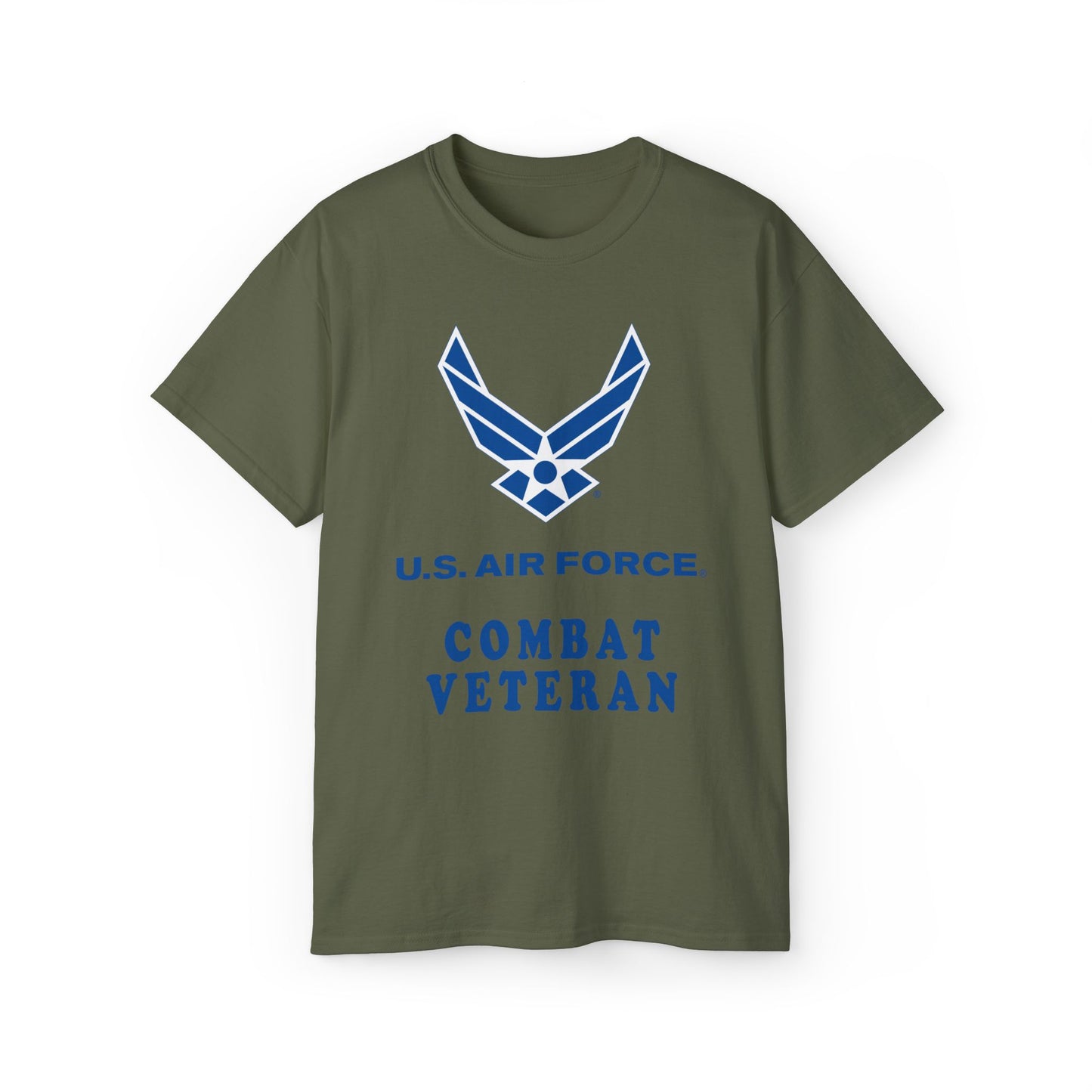 Unisex Ultra Cotton Tee - USAF - Air Force - Combat Veteran X 300