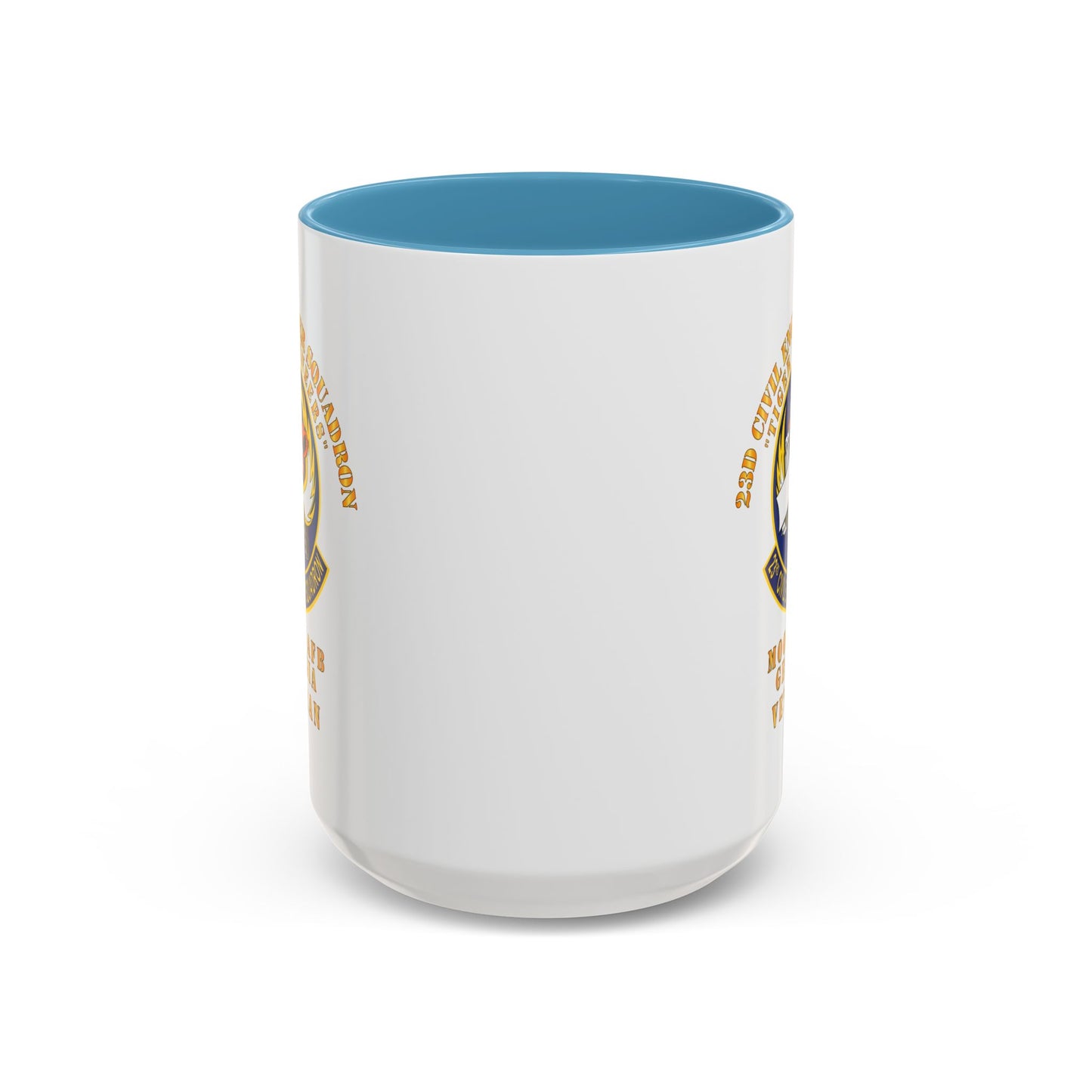 Accent Coffee Mug (11oz & 15oz) - USAF - 23d Civil Engineer Squadron - Tiger Engineers - Moody AFB, GA