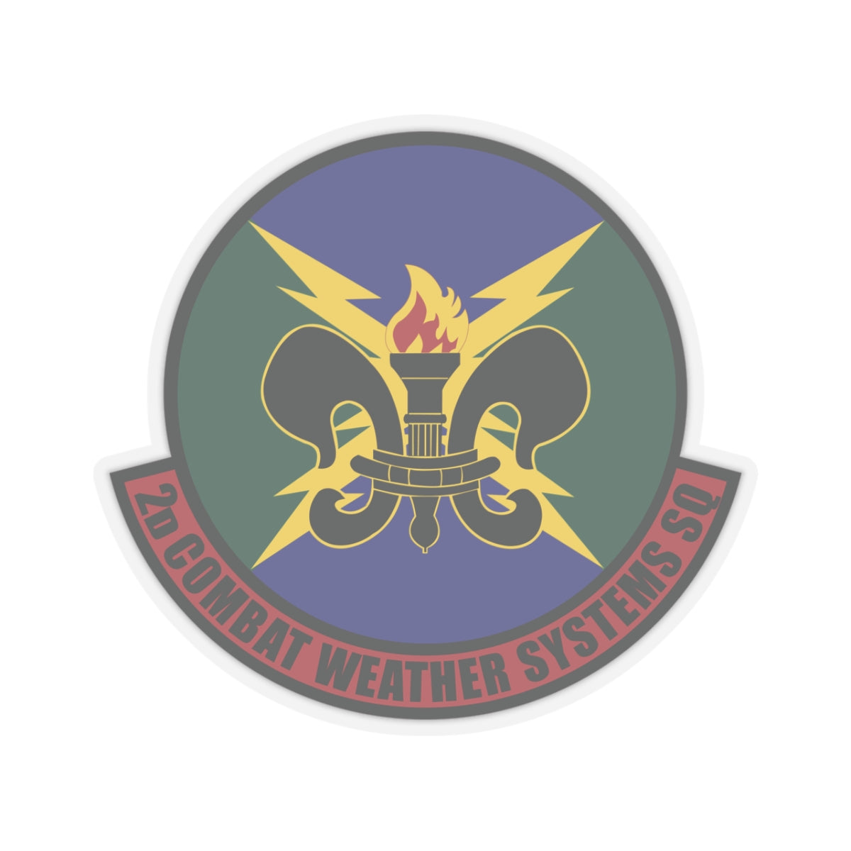 Kiss-Cut Stickers - USAF - 2d Combat Weather Systems Squadron wo txt
