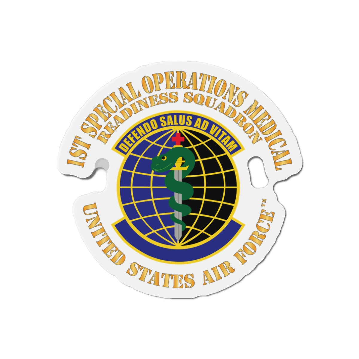 Die-Cut Magnet - USAF -  1st Special Operations Medical Readiness Squadron