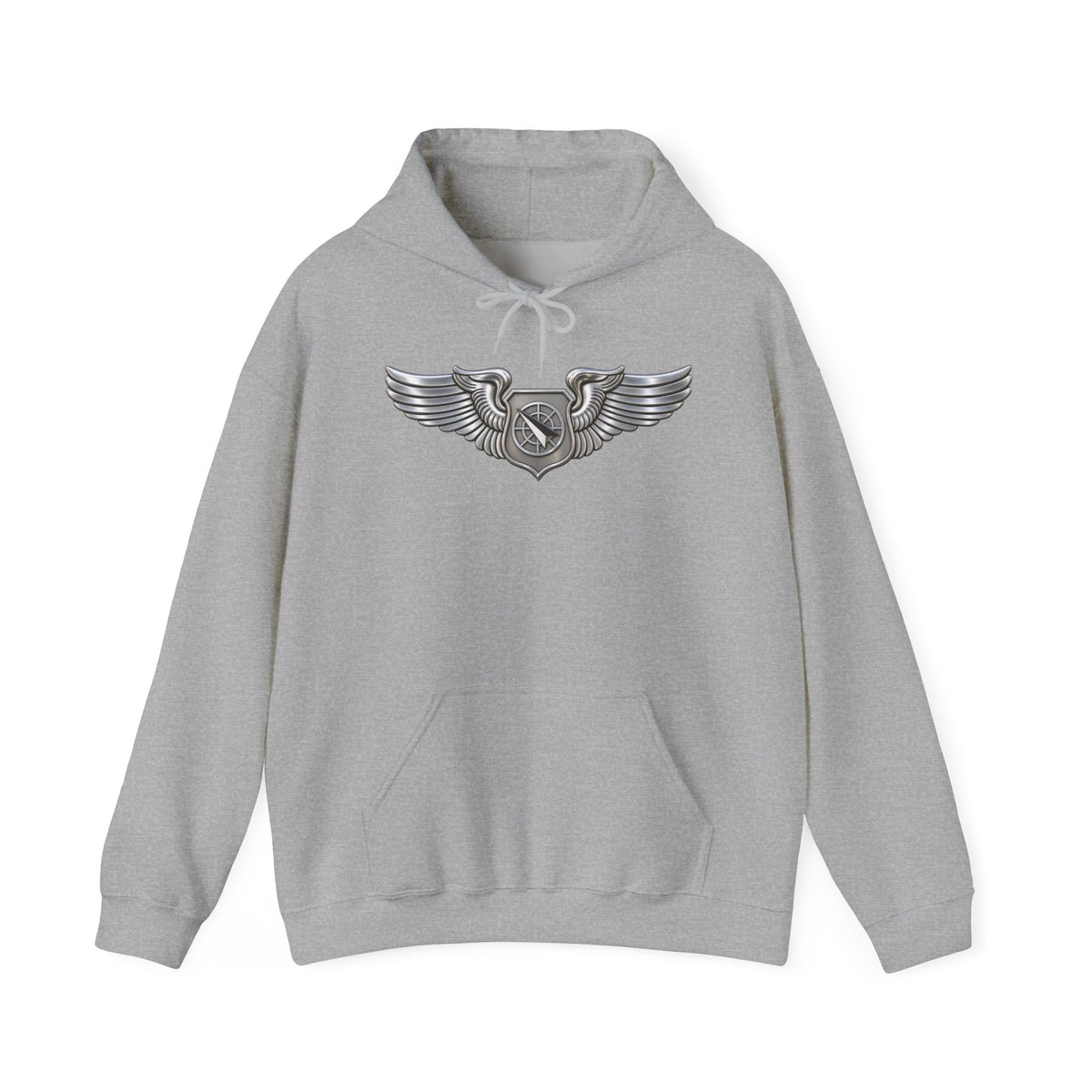 Unisex Heavy Blend Hooded Sweatshirt - USAF - Air Battle Manager Badge wo txt - 3D - Enhanced