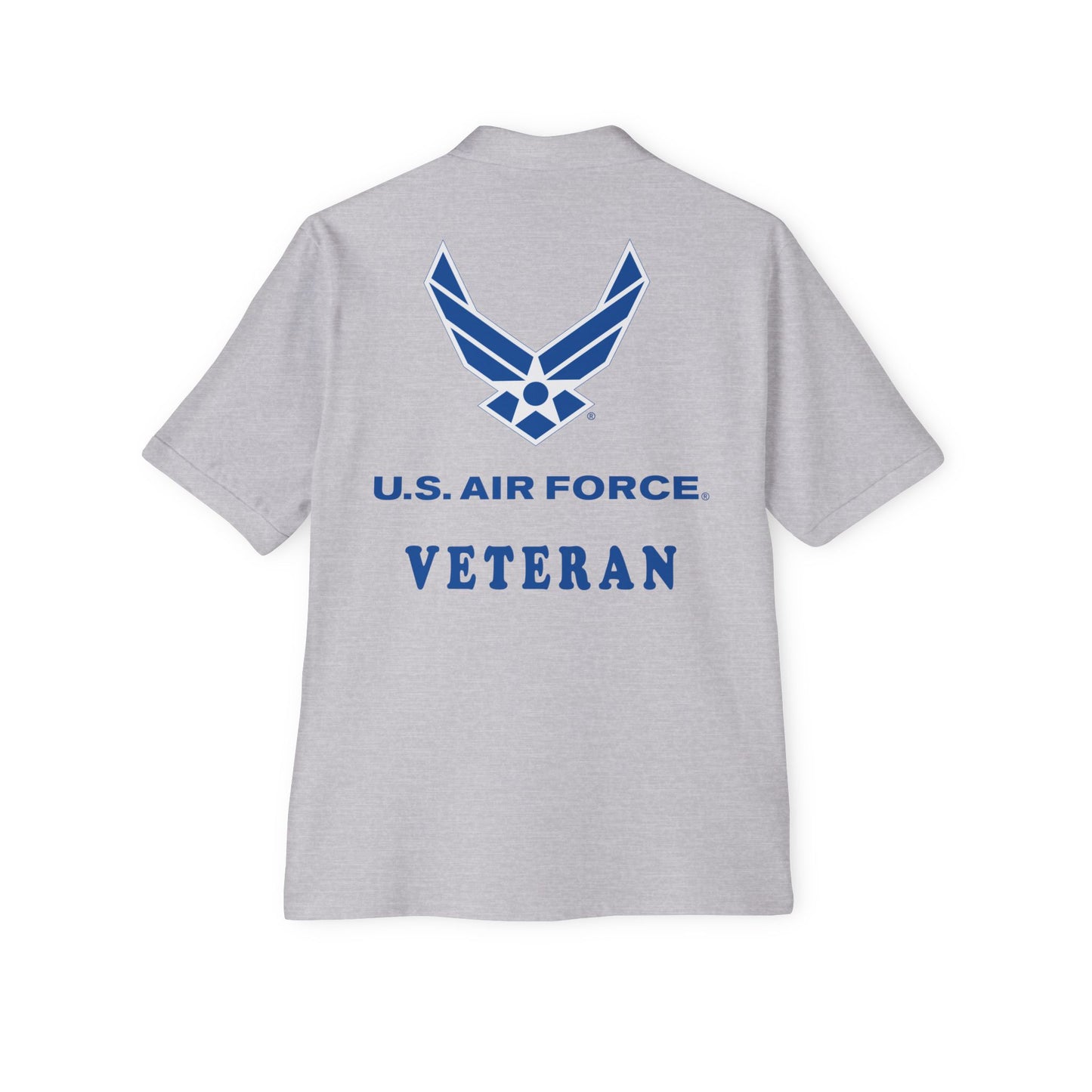 Men's Piqué Polo - USAF - Air Force - Veteran X 300