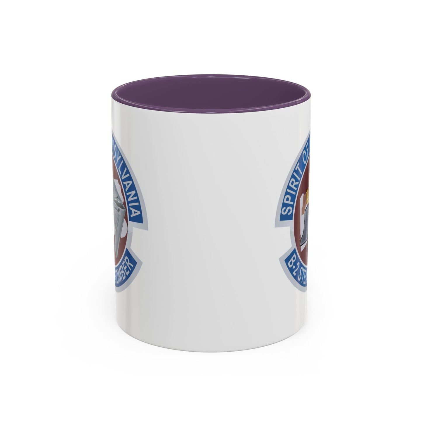 Accent Coffee Mug (11oz & 15oz) - USAF - B2 - Spirit of Pennsylvania Stealth Bomber wo Txt X 300